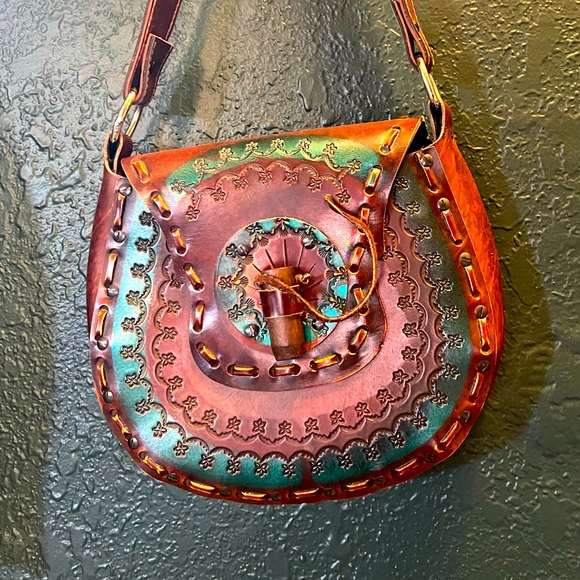 Vintage saddle bag purse - Picture 1 of 3